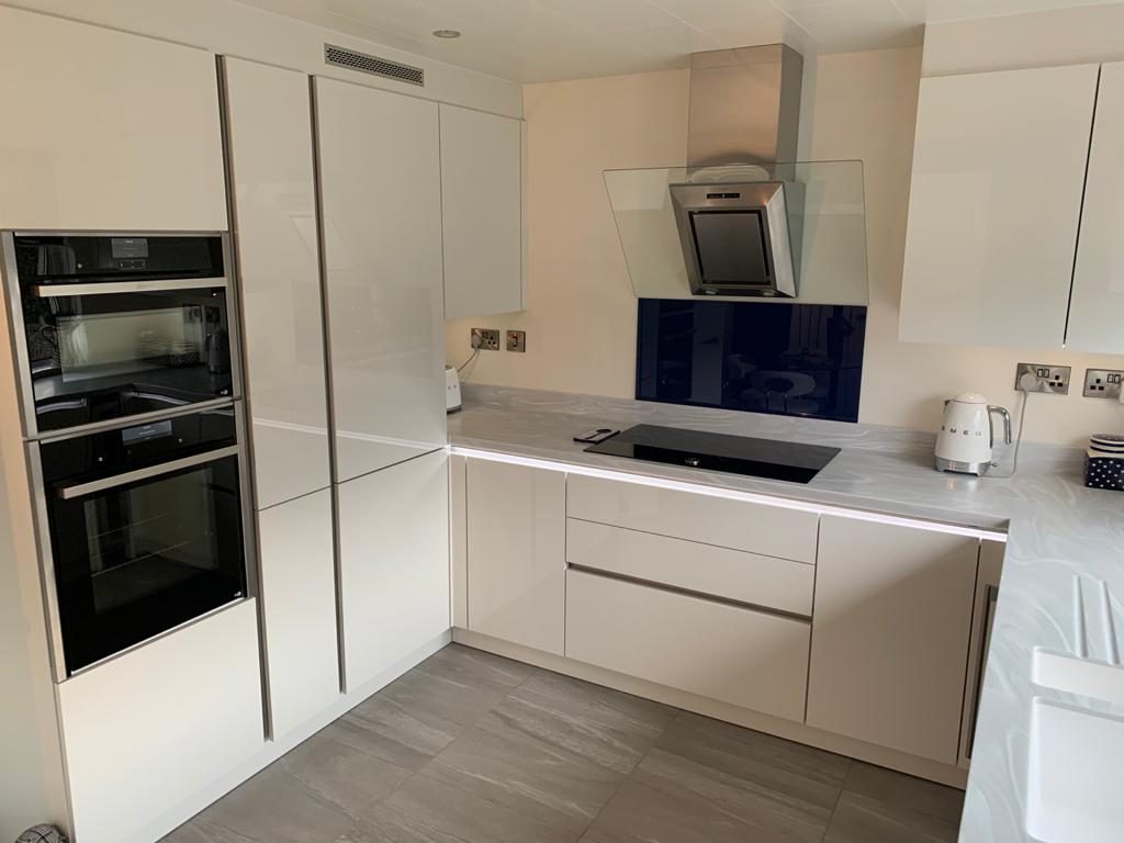 Modern kitchen with central island